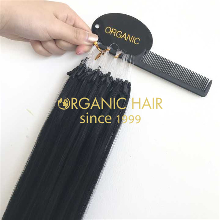 The best way to increase your hair without hurting : Micro Ring Hair Extensions H197